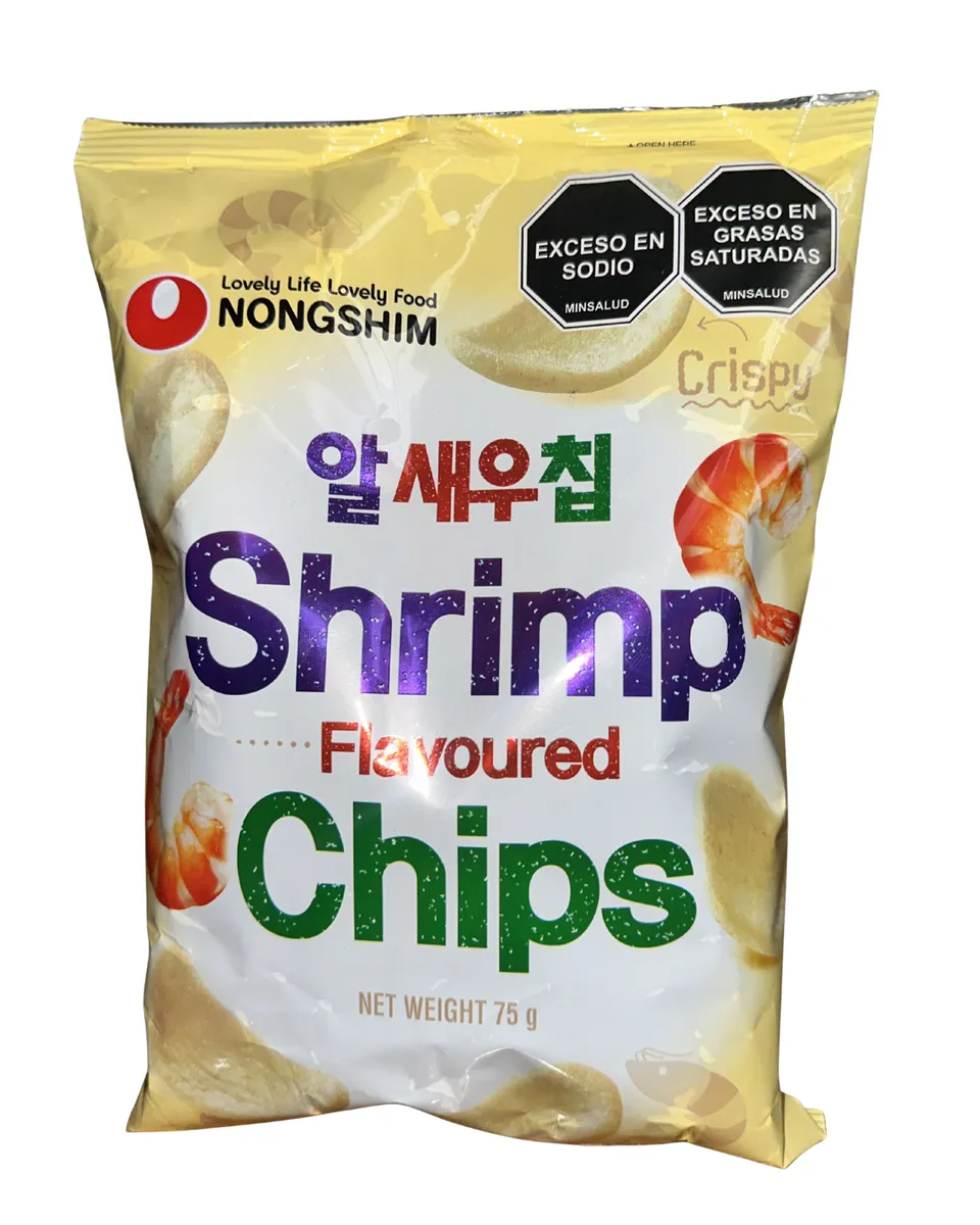 NONGSHIM SHRIMP FLAVORES CHIPS 75G