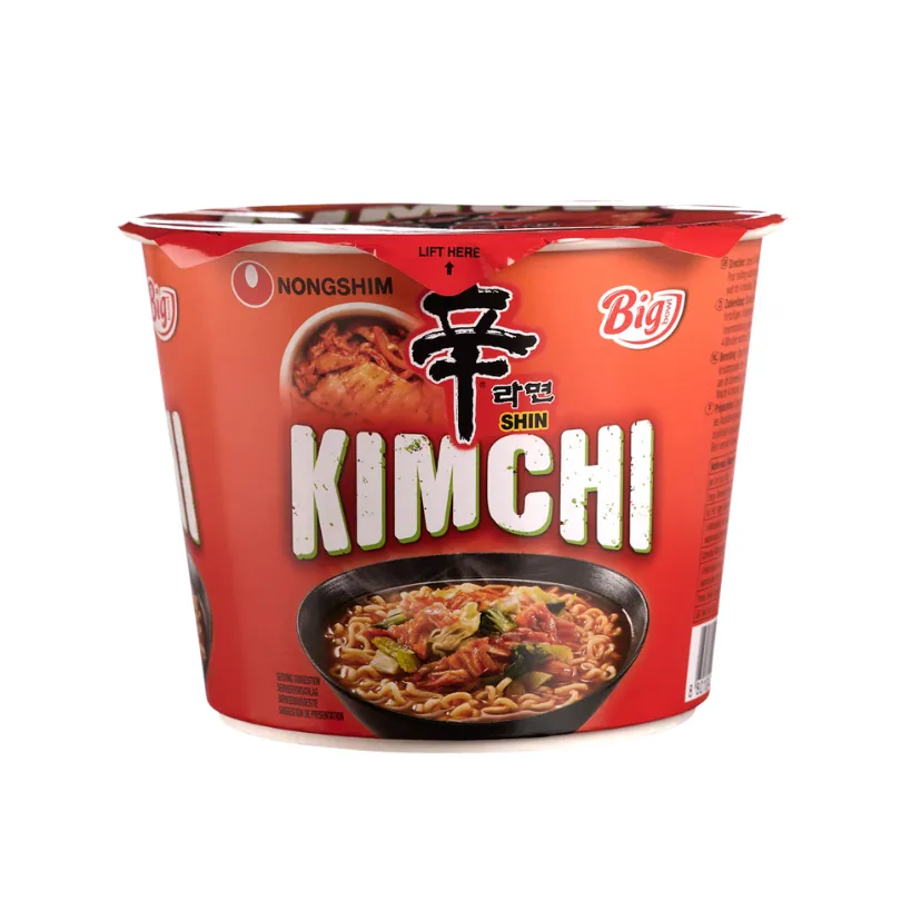 Nongshim Shin Kimchi Ramen Big Bowl - Fideos Coreanos 112 g
