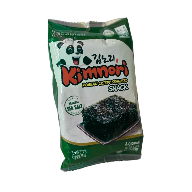 Kimmori – Alga Marina Crujiente Coreana con Sal de Mar