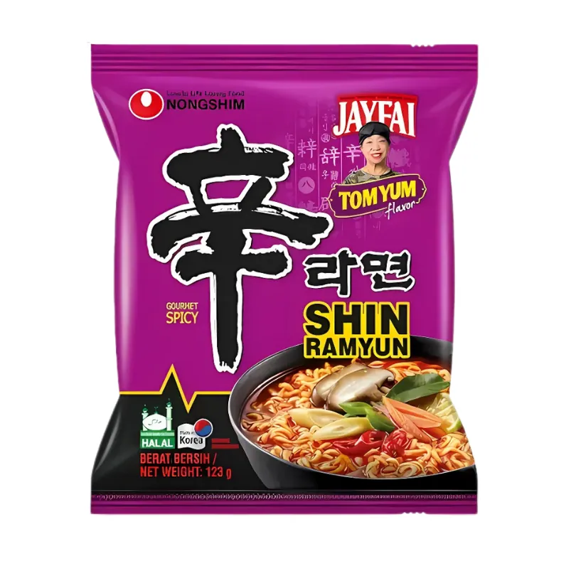 Nongshim Shin Ramyun Sabor Tom Yum - 123 g - Fideos Tailandeses