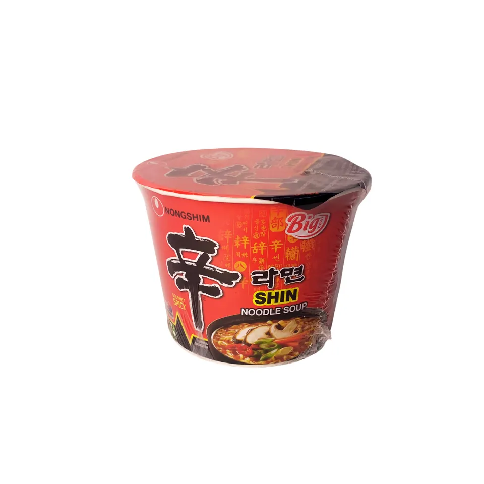 NONGSHIN BIG BOWL SHIN  NOODLE SOUP (120 gr)  -  Sopa de fideos