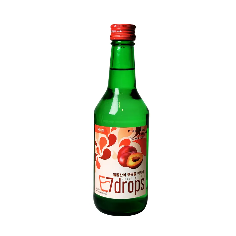 7drops Soju Plum - Soju Sabor Ciruela