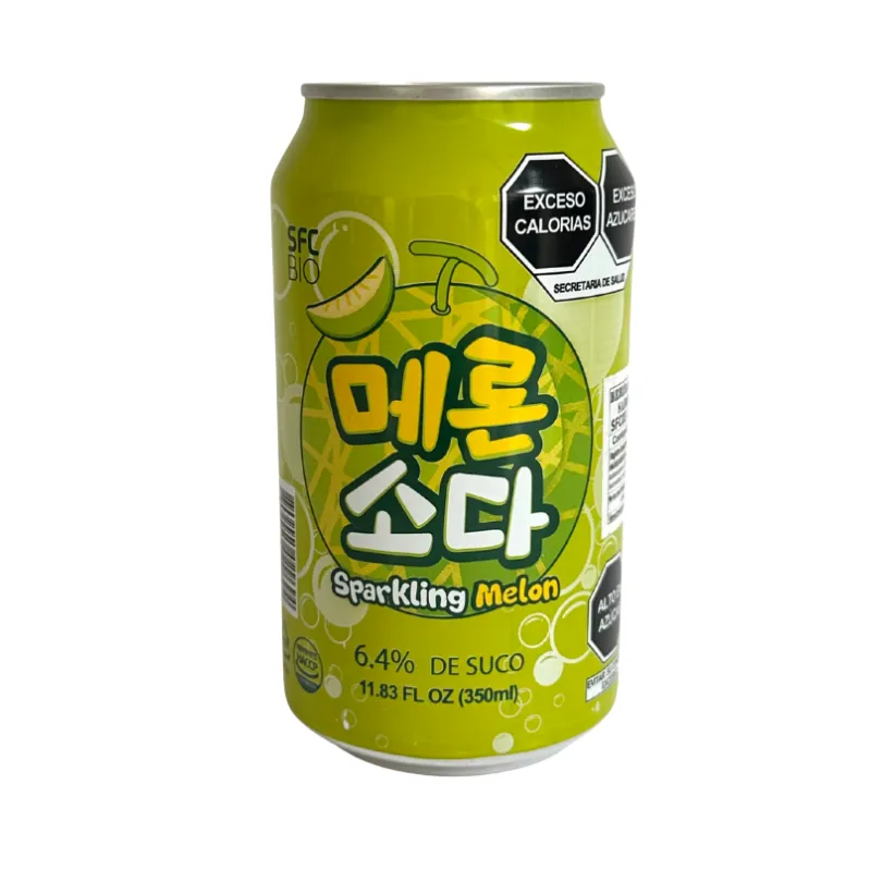 SFC BIO Sparkling Melon – Refresco Coreano de Melón 350 ml