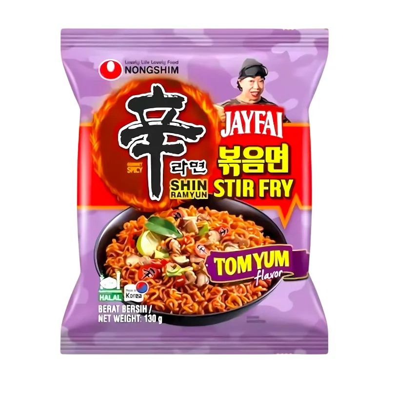 Nongshim Shin Ramyun Stir-Fry Sabor Tom Yum - 130 g Fideos Tailandeses